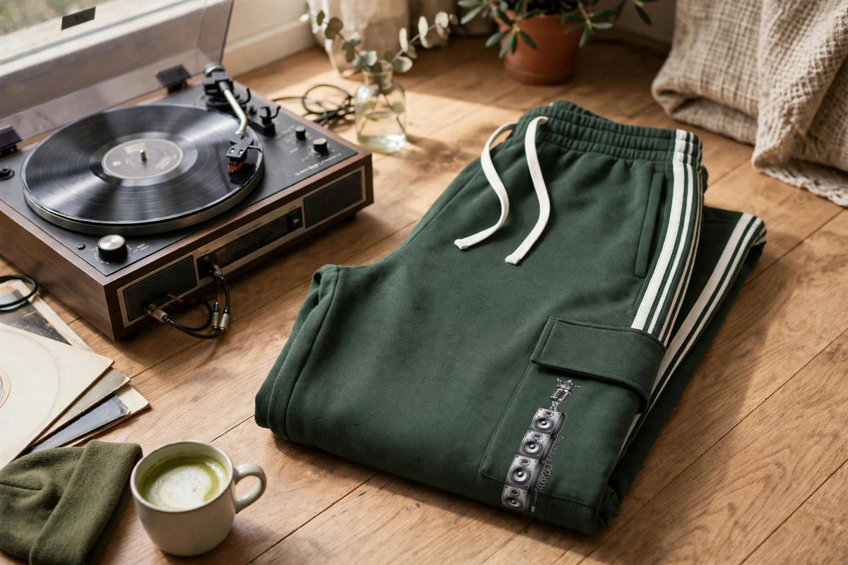 Solid Wall of Sound Side Stripe Straight Leg Pants | Hard Luck Apparel Streetwear