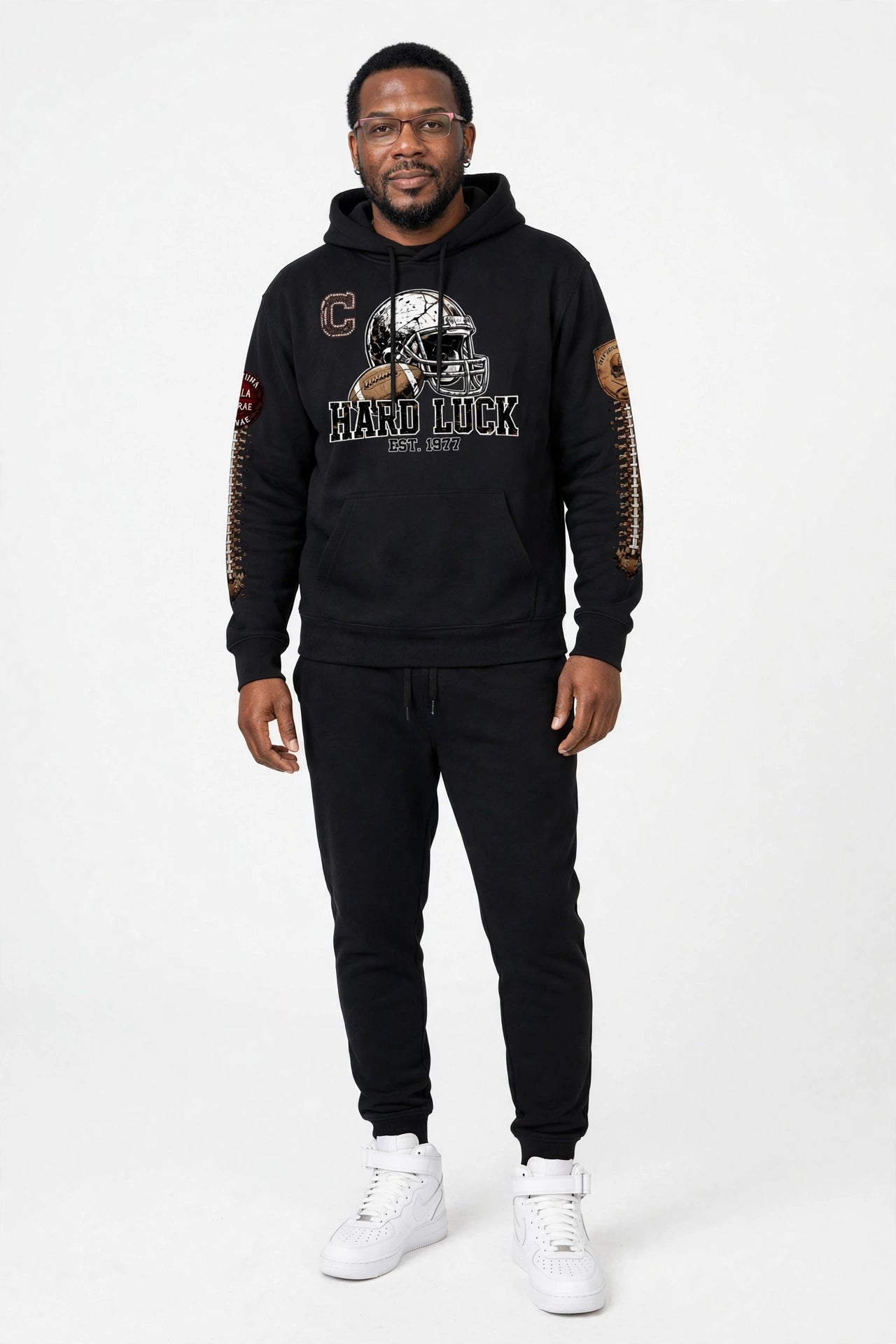 GRIDIRON GUT CHECK — HEADHUNTER 77 CAPTAIN HEAVYWEIGHT HOODIE