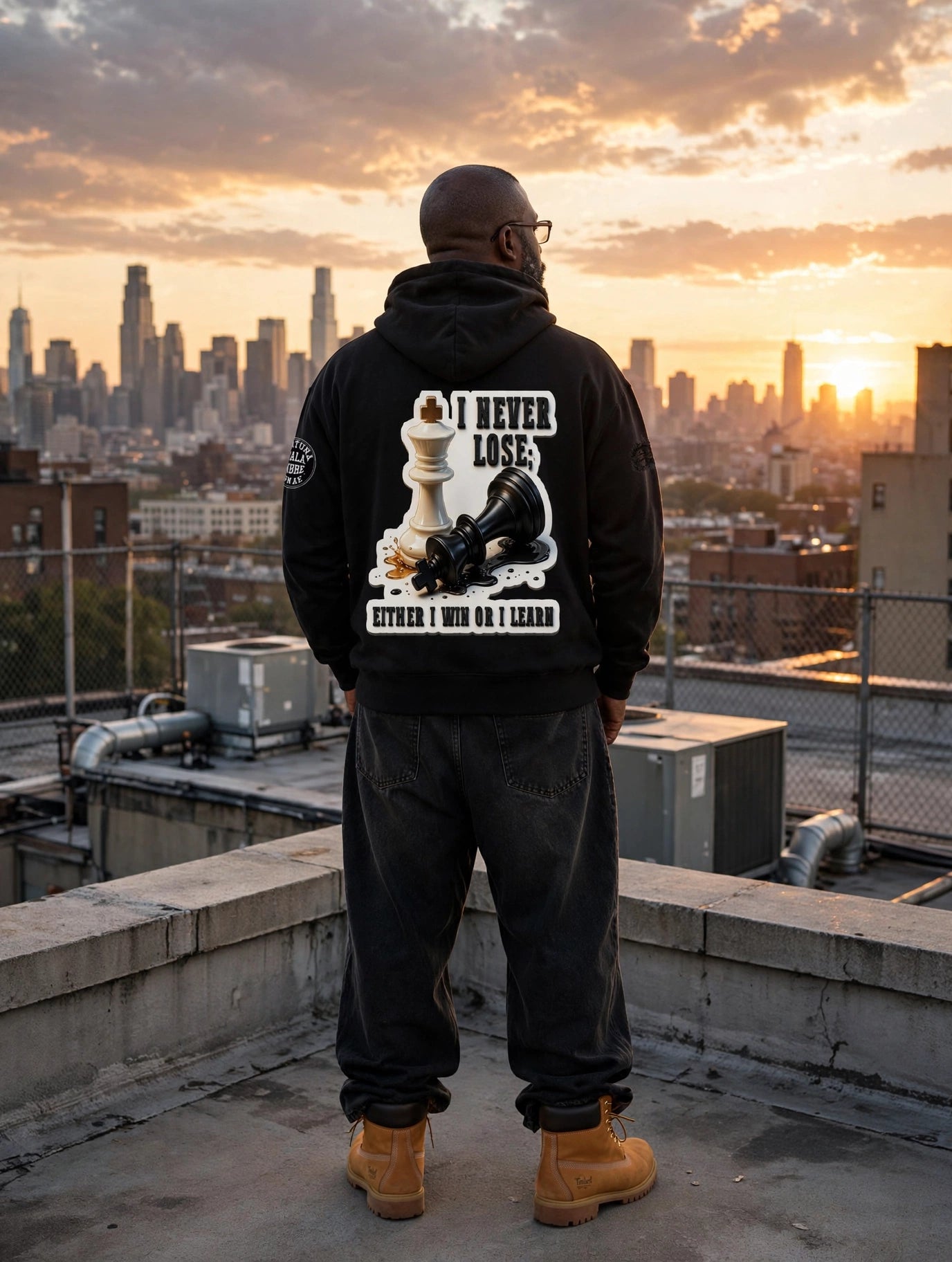 The Last Move Oversize Fleeced Hoodie