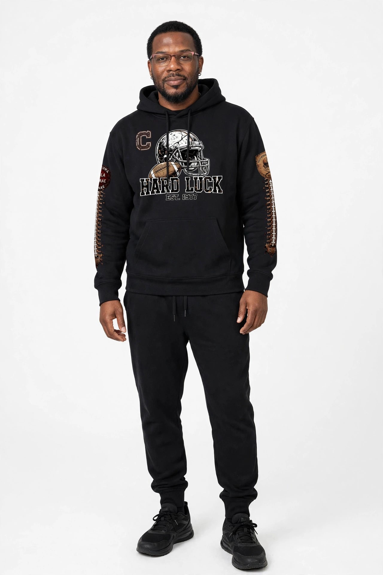 GRIDIRON GUT CHECK — HEADHUNTER 77 CAPTAIN HEAVYWEIGHT HOODIE