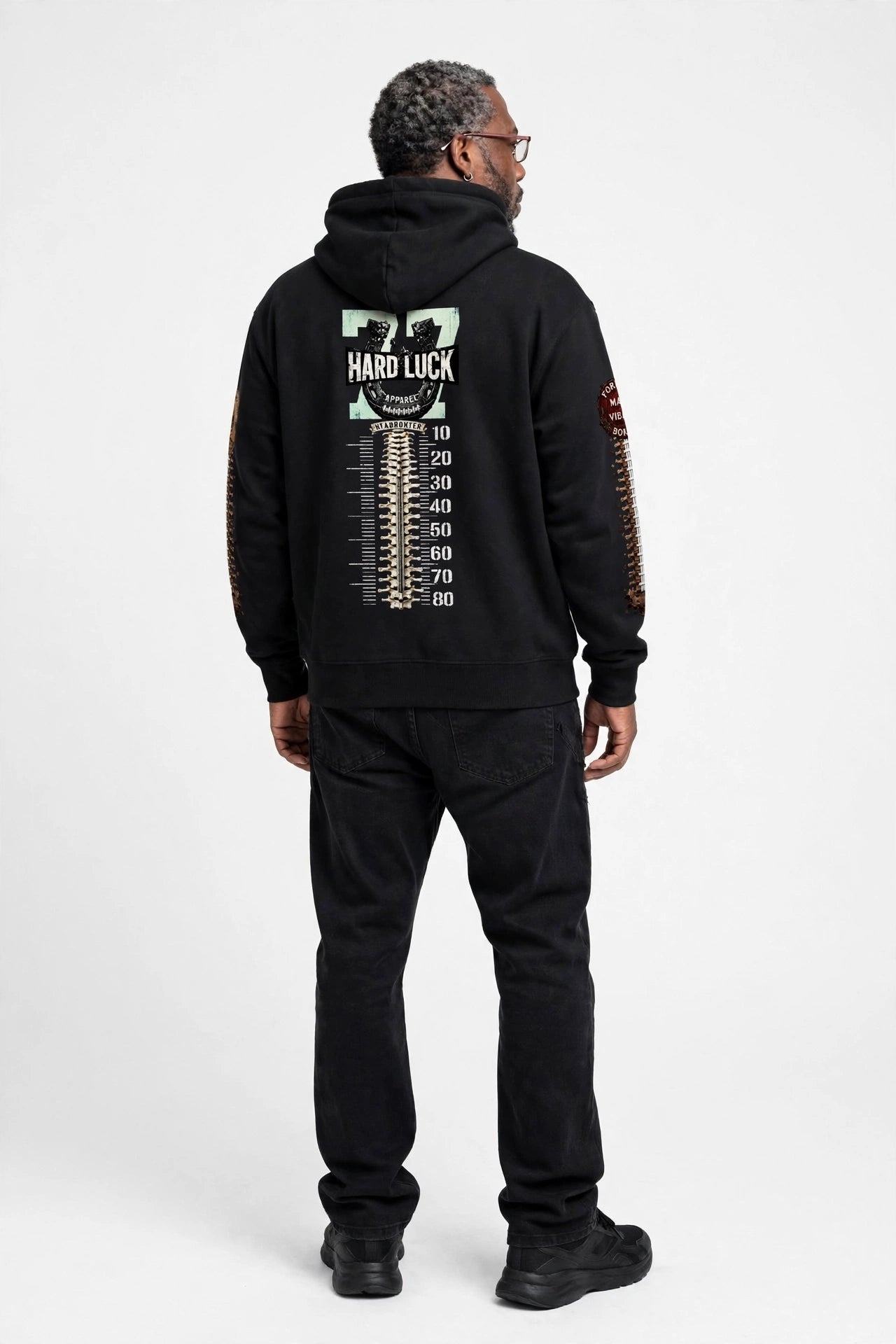 GRIDIRON GUT CHECK — HEADHUNTER 77 CAPTAIN HEAVYWEIGHT HOODIE