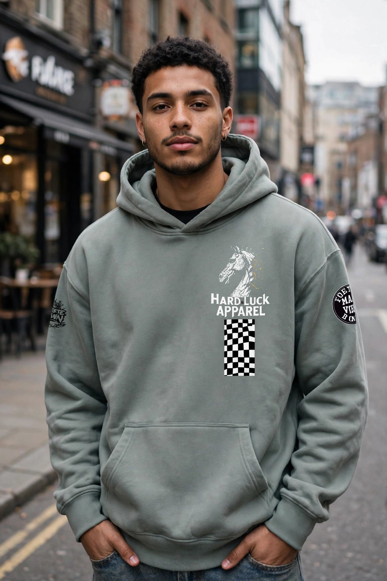 The Last Move Oversize Fleeced Hoodie
