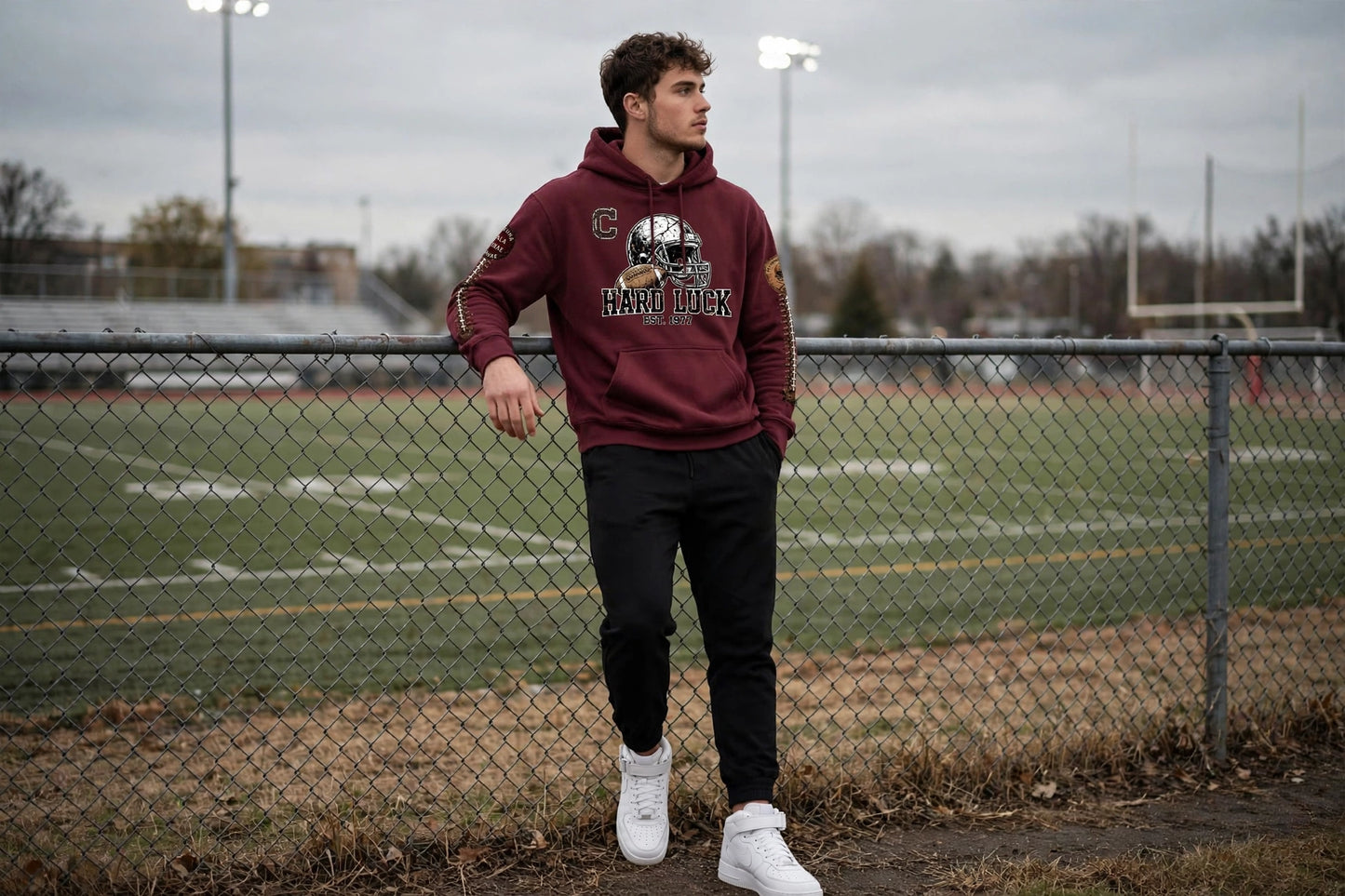 GRIDIRON GUT CHECK — HEADHUNTER 77 CAPTAIN HEAVYWEIGHT HOODIE