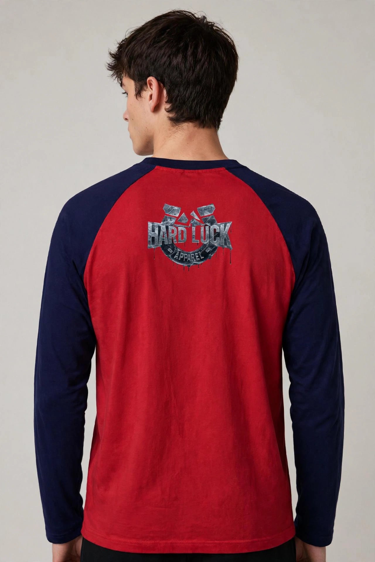 Black Ice Roll the D-Ice Color Blocked Raglan Long Sleeve T-Shirt