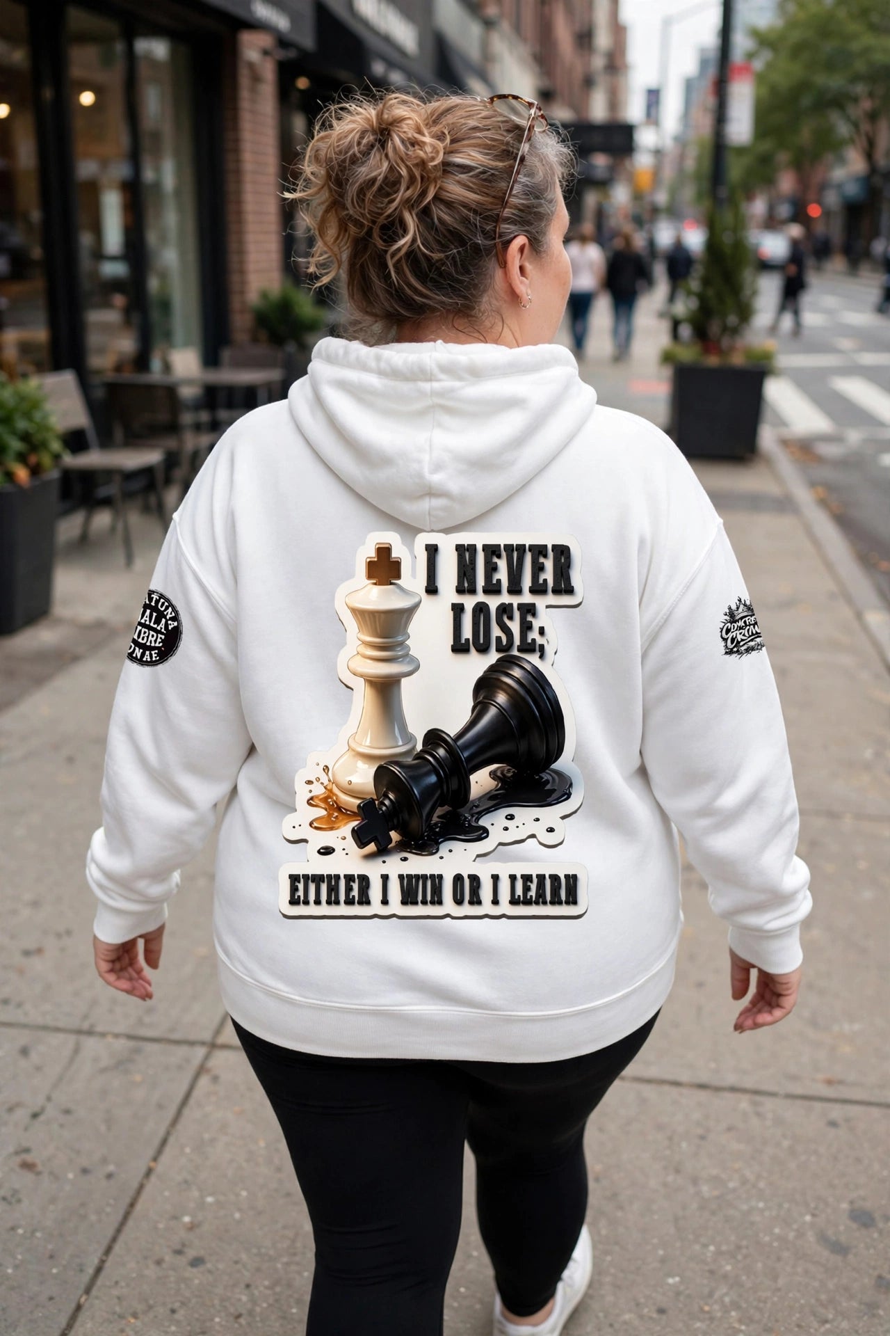 The Last Move Oversize Fleeced Hoodie