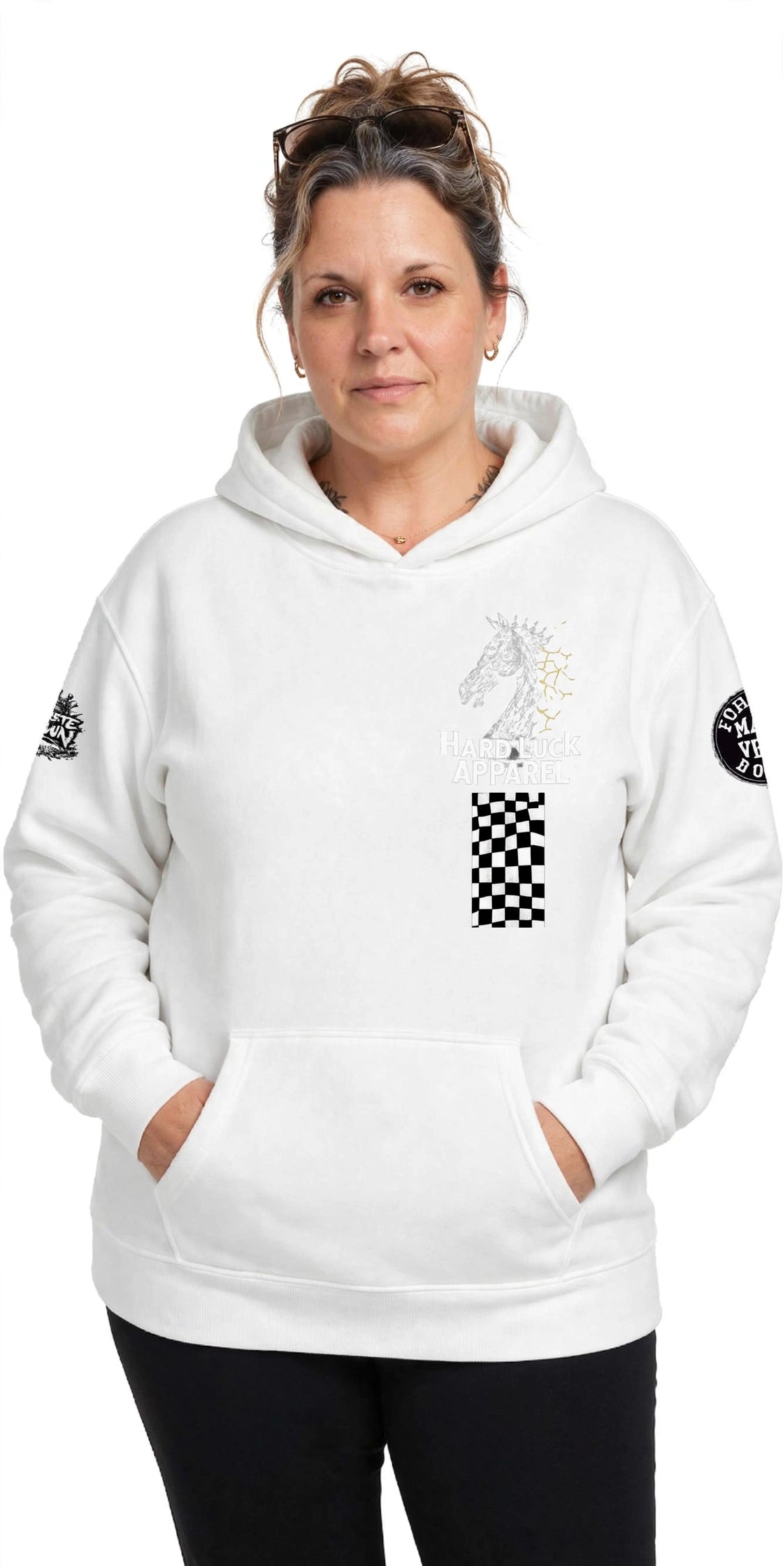 The Last Move Oversize Fleeced Hoodie