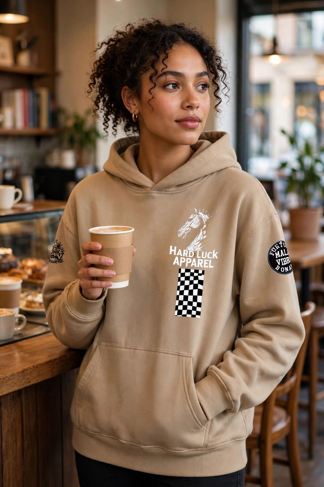 The Last Move Oversize Fleeced Hoodie