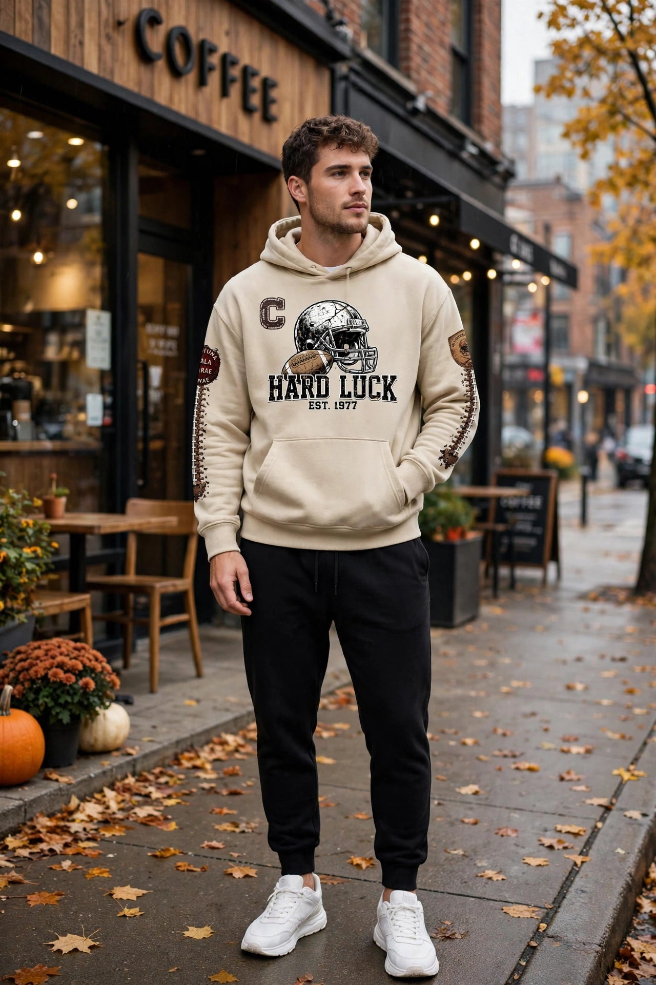 GRIDIRON GUT CHECK — HEADHUNTER 77 CAPTAIN HEAVYWEIGHT HOODIE