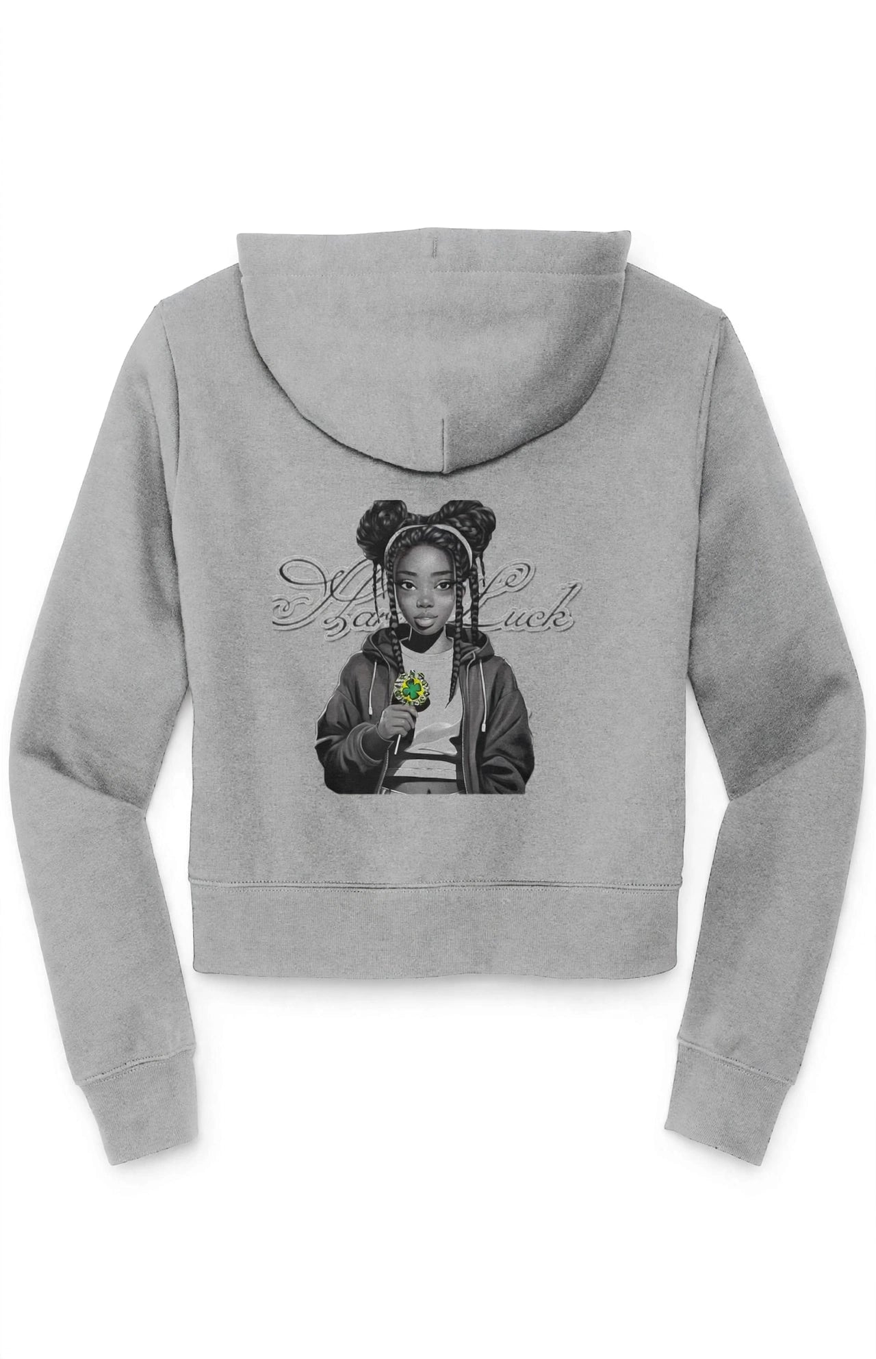 The Lucky Lolli Zip-Up Hoodie | Women’s Streetwear Graphic Hoodie | Hard Luck Apparel
