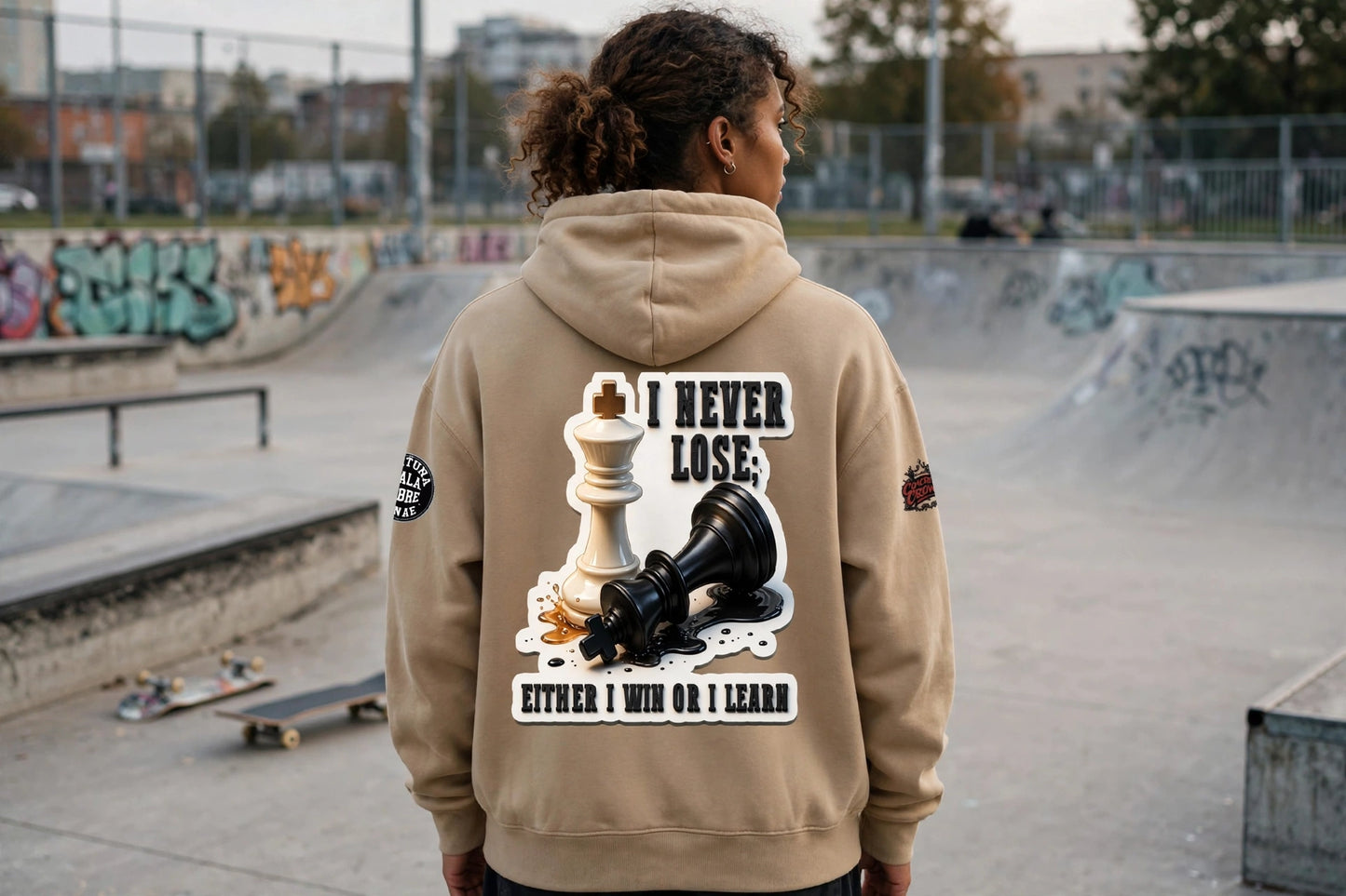 The Last Move Oversize Fleeced Hoodie
