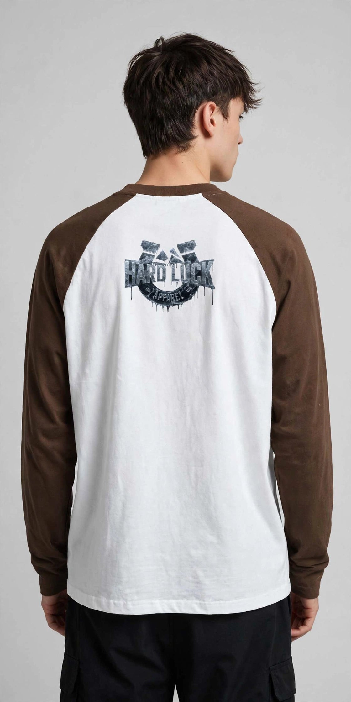 Black Ice Roll the D-Ice Color Blocked Raglan Long Sleeve T-Shirt