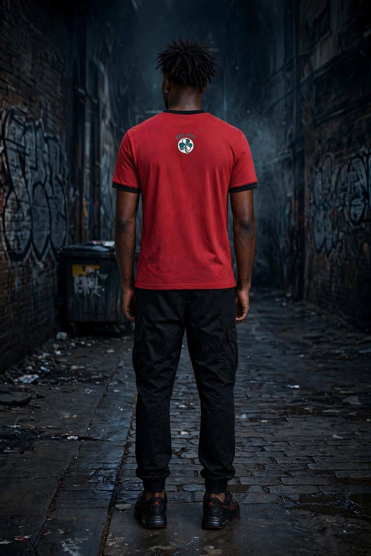 Shattered Psychopath Ringer Tee