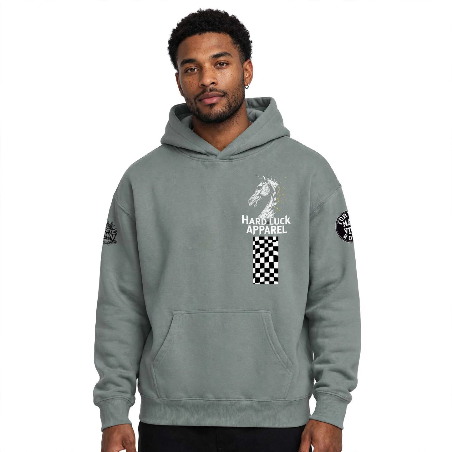 The Last Move Oversize Fleeced Hoodie