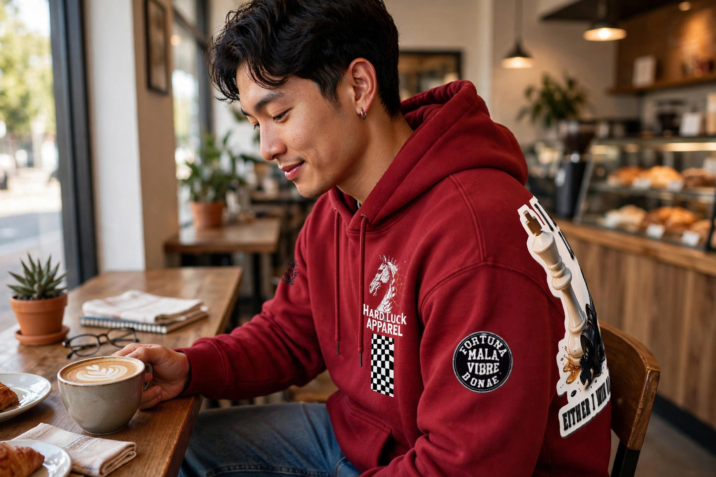 The Last Move Oversize Fleeced Hoodie