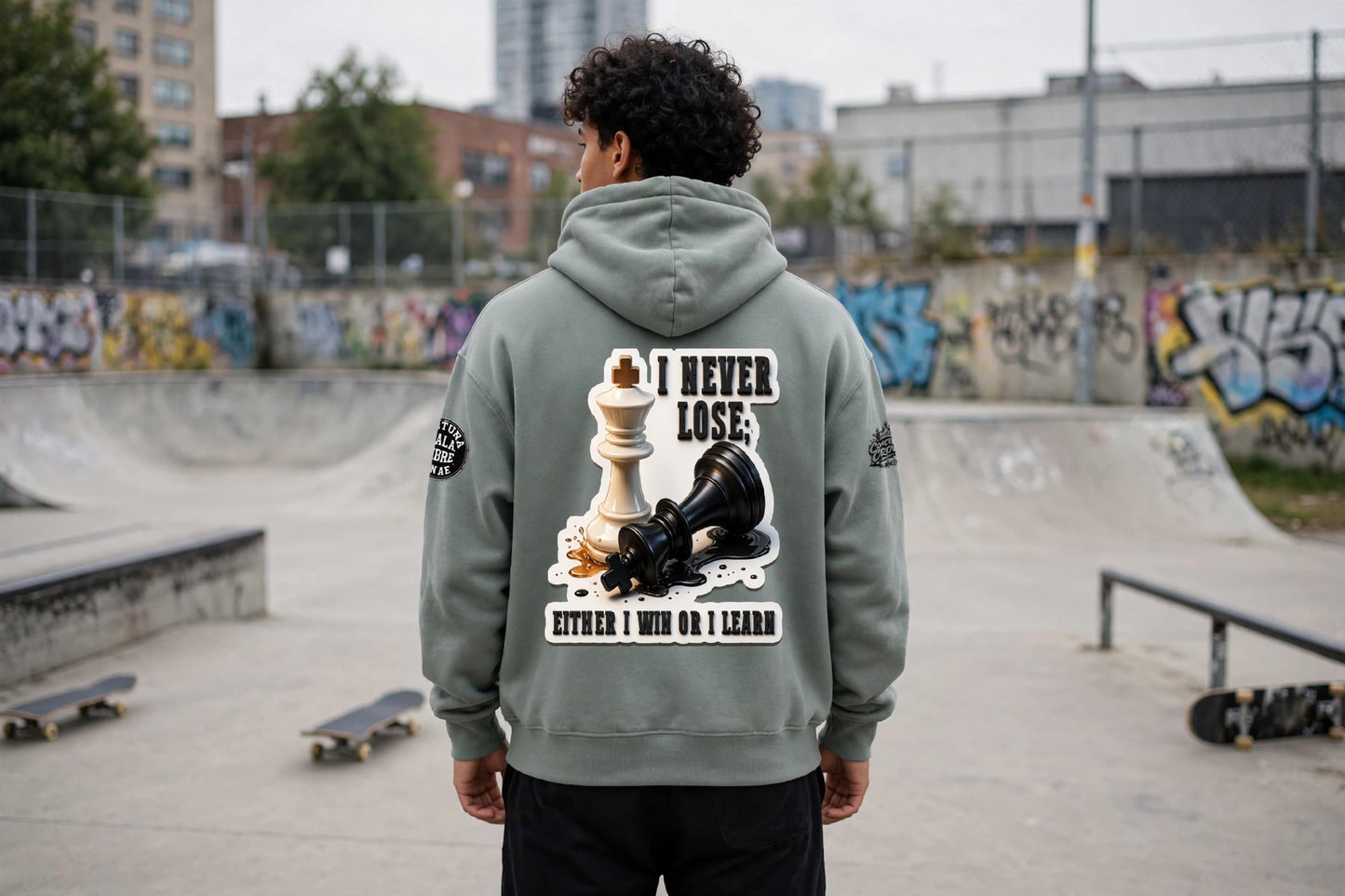 The Last Move Oversize Fleeced Hoodie