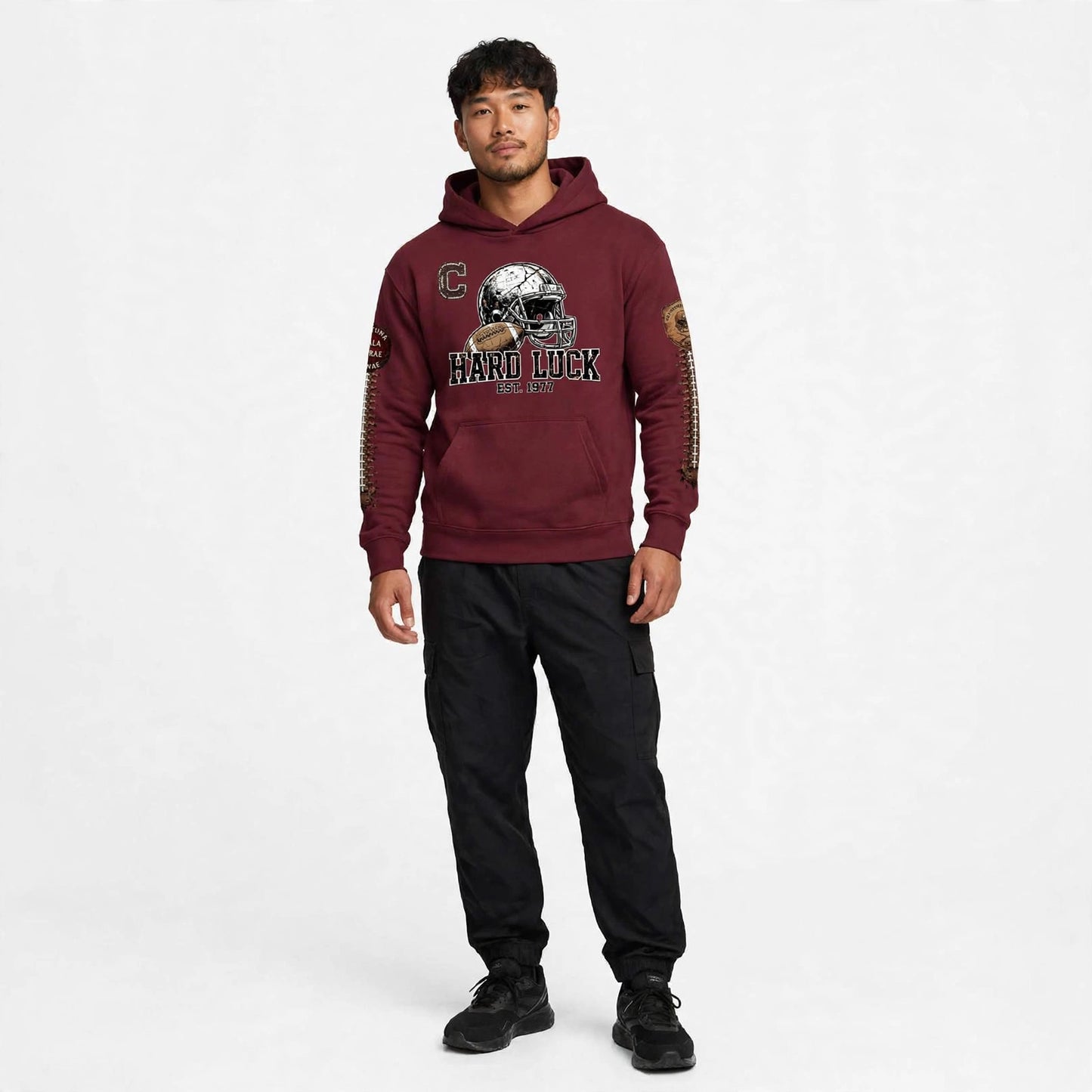 GRIDIRON GUT CHECK — HEADHUNTER 77 CAPTAIN HEAVYWEIGHT HOODIE