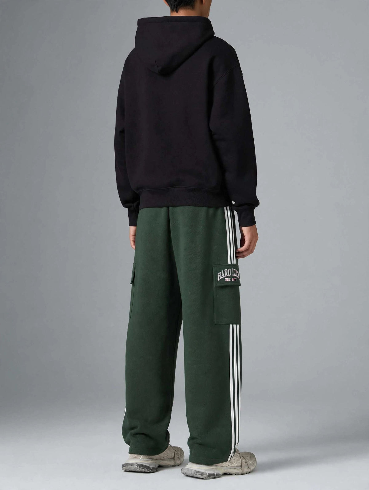 Solid Wall of Sound Side Stripe Straight Leg Pants | Hard Luck Apparel Streetwear