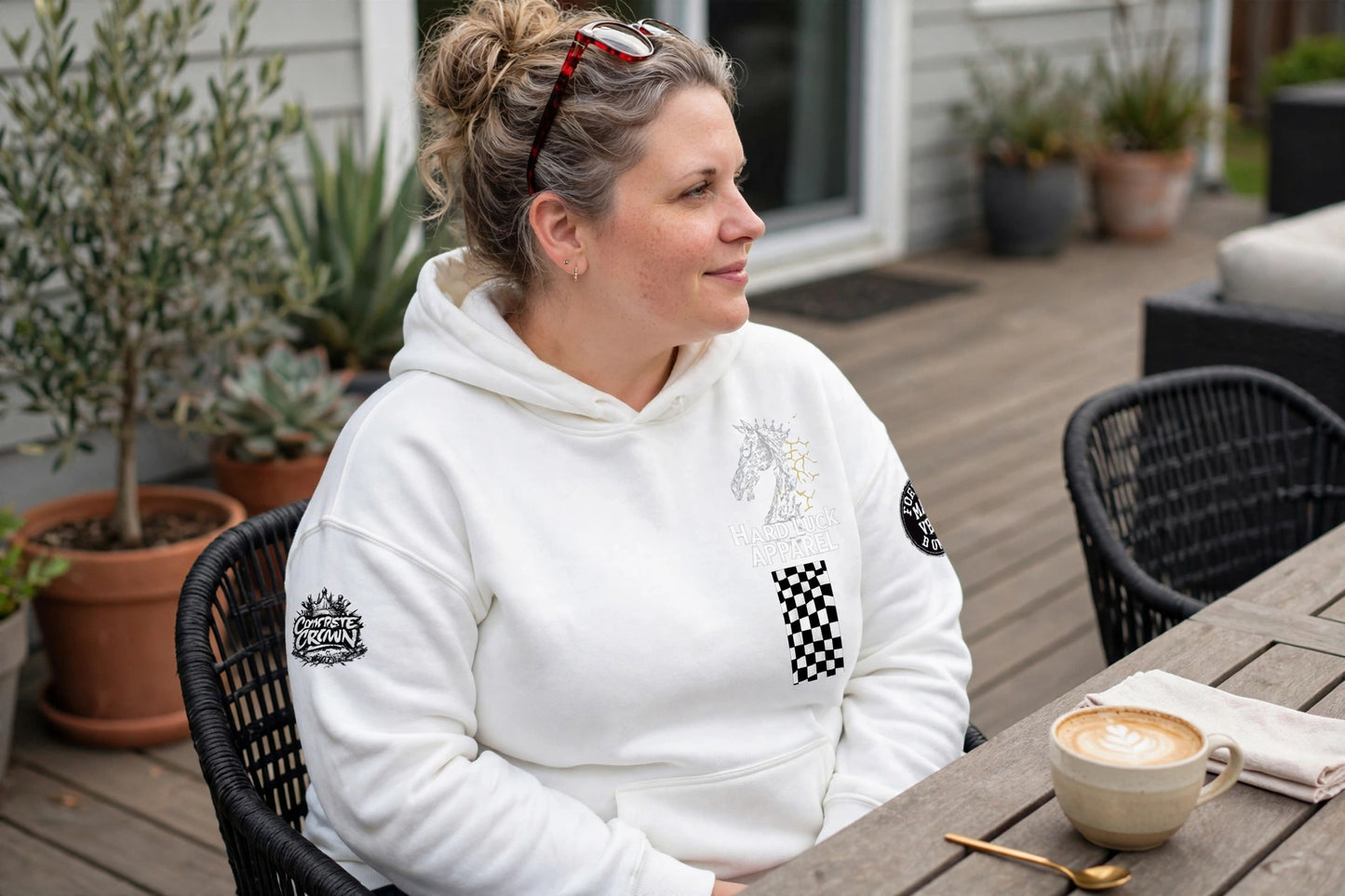 The Last Move Oversize Fleeced Hoodie