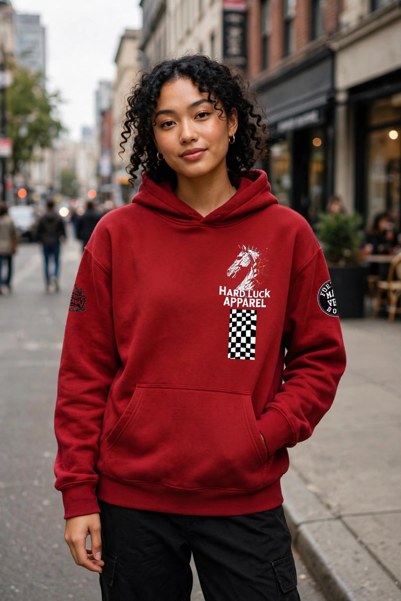 The Last Move Oversize Fleeced Hoodie