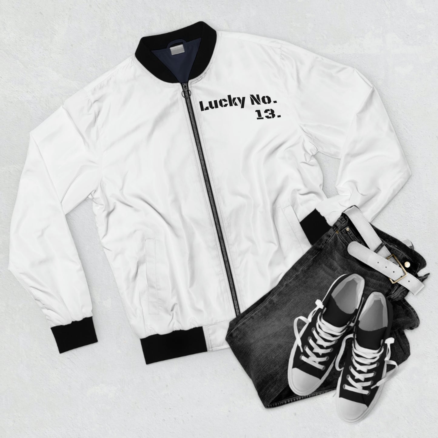 Men's LUCKY NO.13 Bomber Jacket